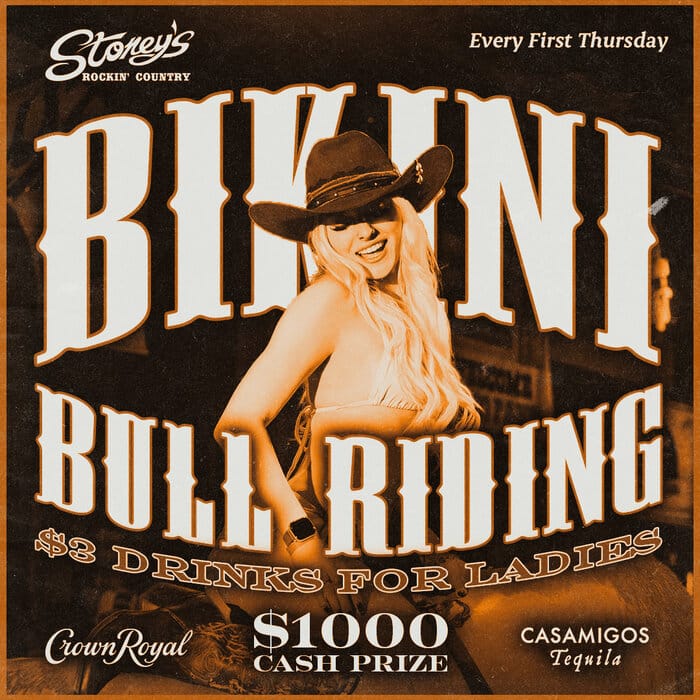 Bikini Bull Riding at Stoney's