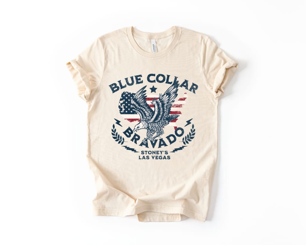 Blue Collar Bravado design